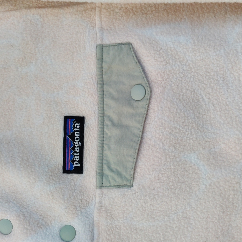 Patagonia Snap-T Synchilla fleece pullover sweater Valley Flora print, Small - Picture 3 of 7